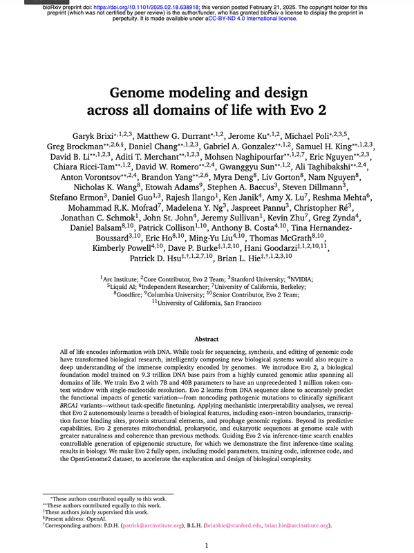 Evo 2: A Foundation Model for Genomic Sequence Analysis