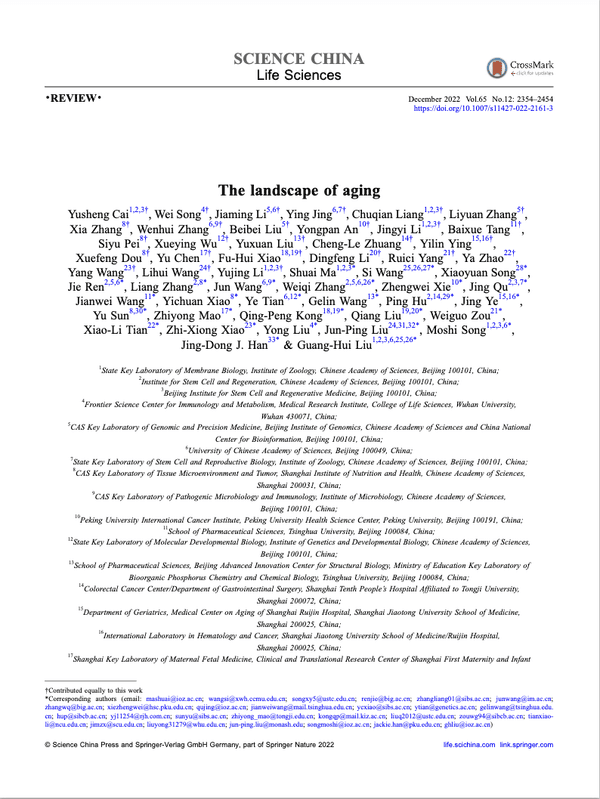 The landscape of aging