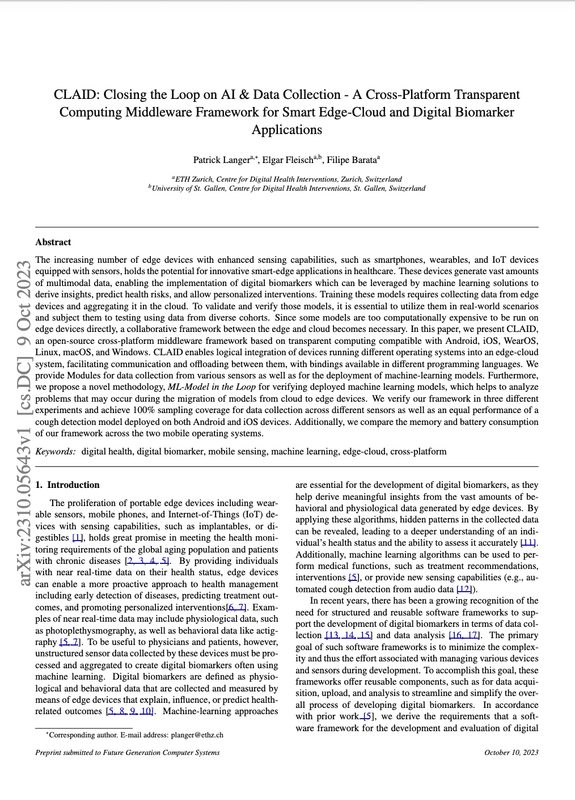 CLAID- Closing the Loop on AI & Data Collection